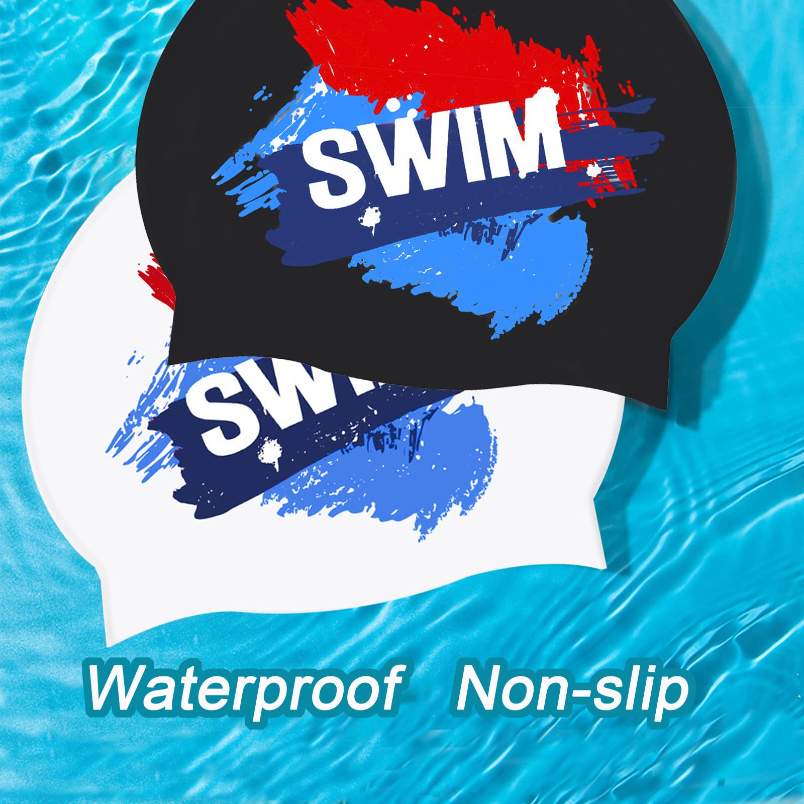 Cuffia Piscina Bambini età 6-14 - Cuffia Nuoto Bimbino Bimbina Silicone e Impermeabile