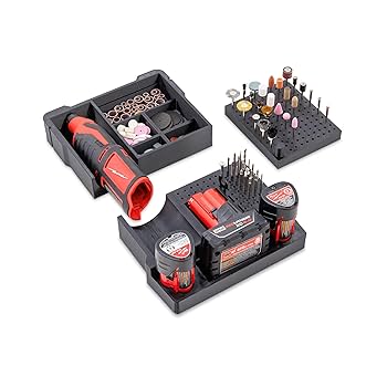 Packout Organizer for Milwaukee M12 Rotary Tool Models (2525