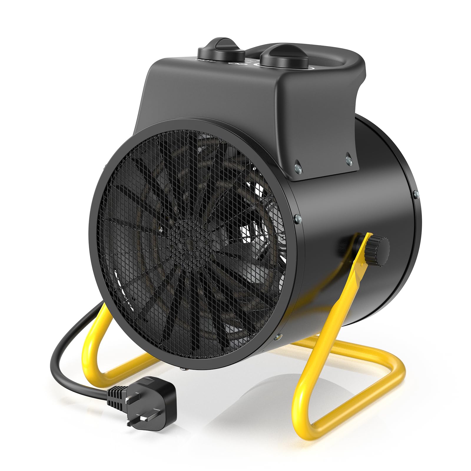 DAHTEC 2000W Electric Space Fan Heater for Construction Site and Garages