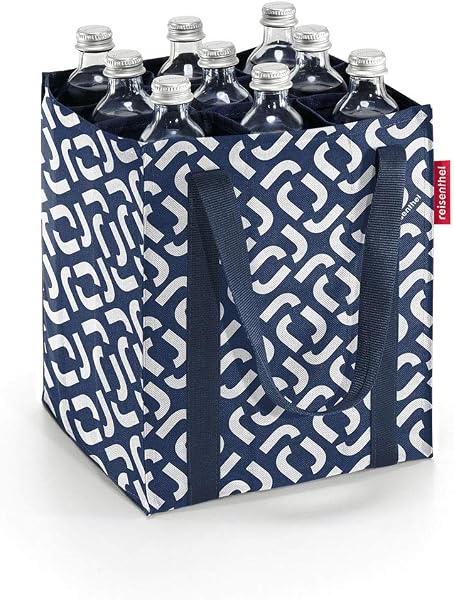 reisenthel Bottlebag – 9 przegródek, łatwy recykling butelek, paski do noszenia