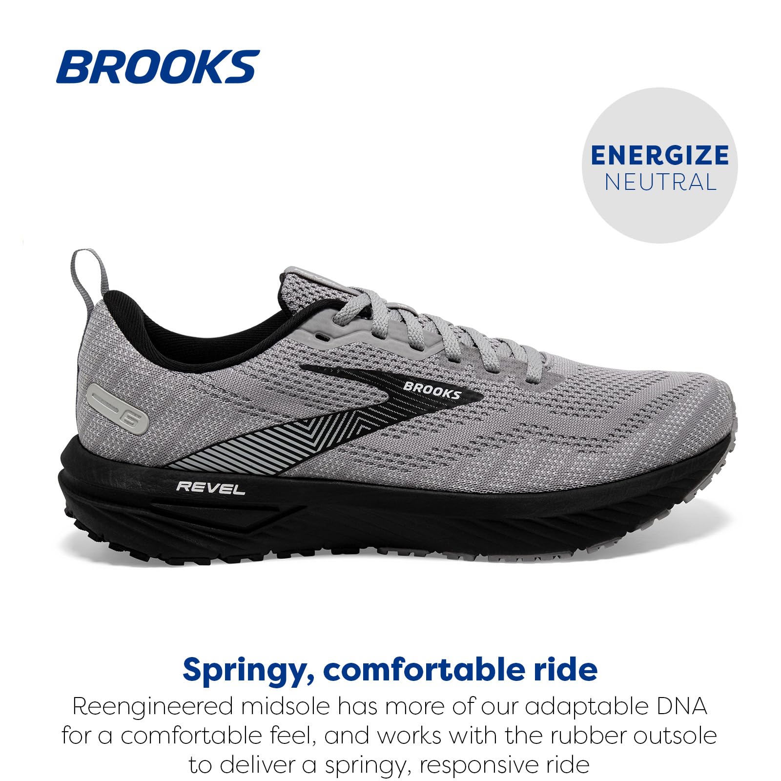 Brooks Revel 6, Running Shoe Hombre