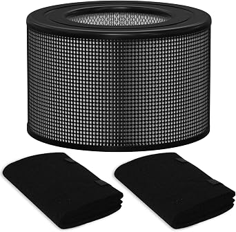 10500 True HEPA Filter Replacement Kit Compatible with Honey-well 10500 EV-10 17000 17000-S 17005 Air Cleaner Purifiers, Part Number 20500 1 HEPA + 2 Carbon Pre-Filter