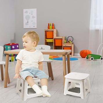 Kids Folding Chair Ergonomic Space-Saving Soft Seat