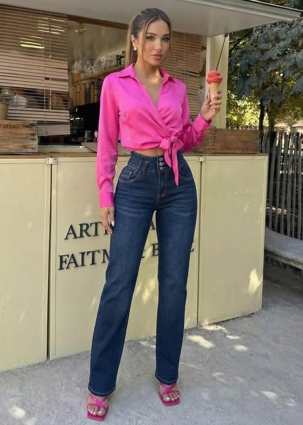 Moda Xpress Women's Butt Lifting High Waisted Bootcut Jeans - Stretchy, Comfortable Flare Jeans in Junior Size Vintage Style