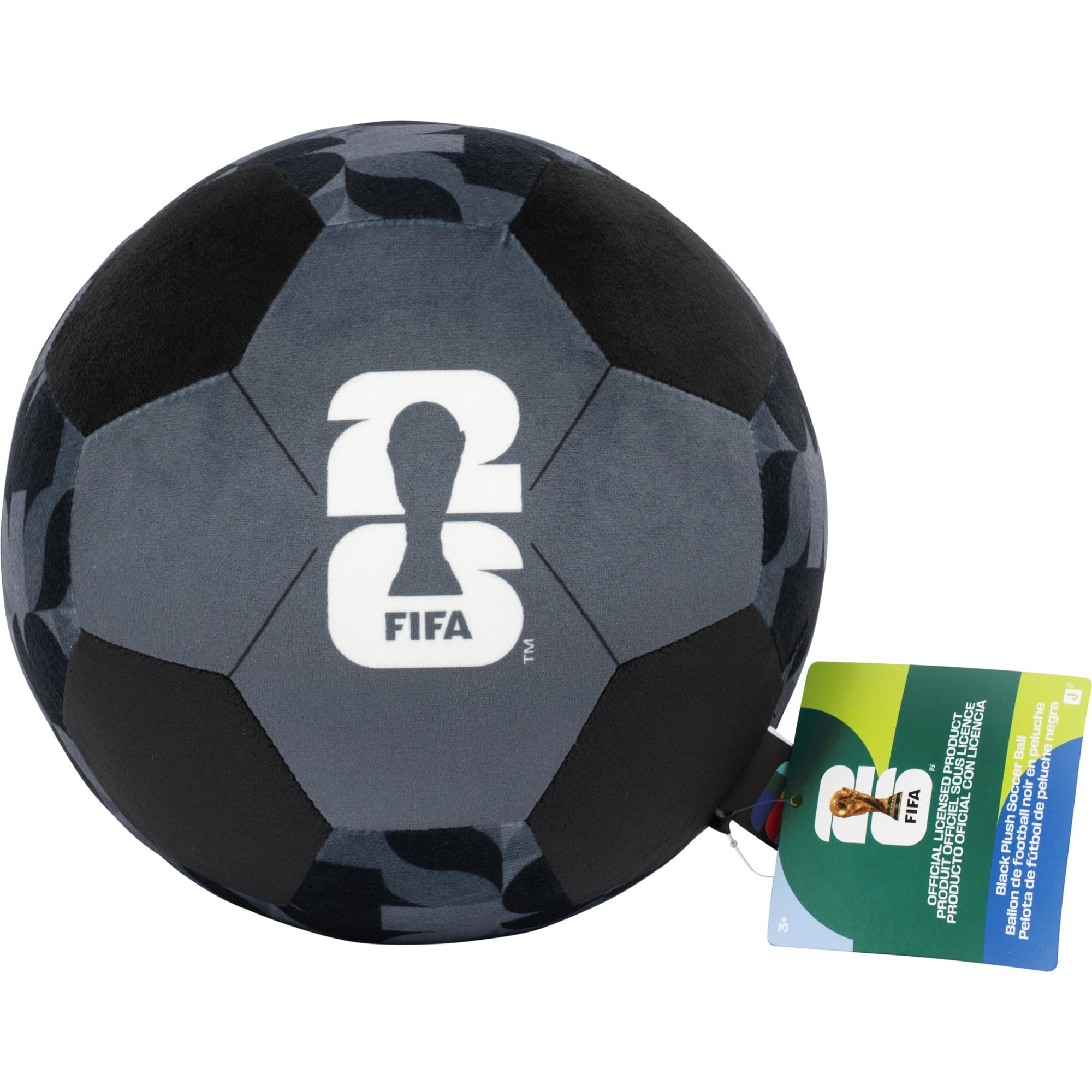 Ballon De Foot En Peluche FIFA 2026 – Violet 22,9 Cm – Officiel World Cup™ – Dès 3 Ans