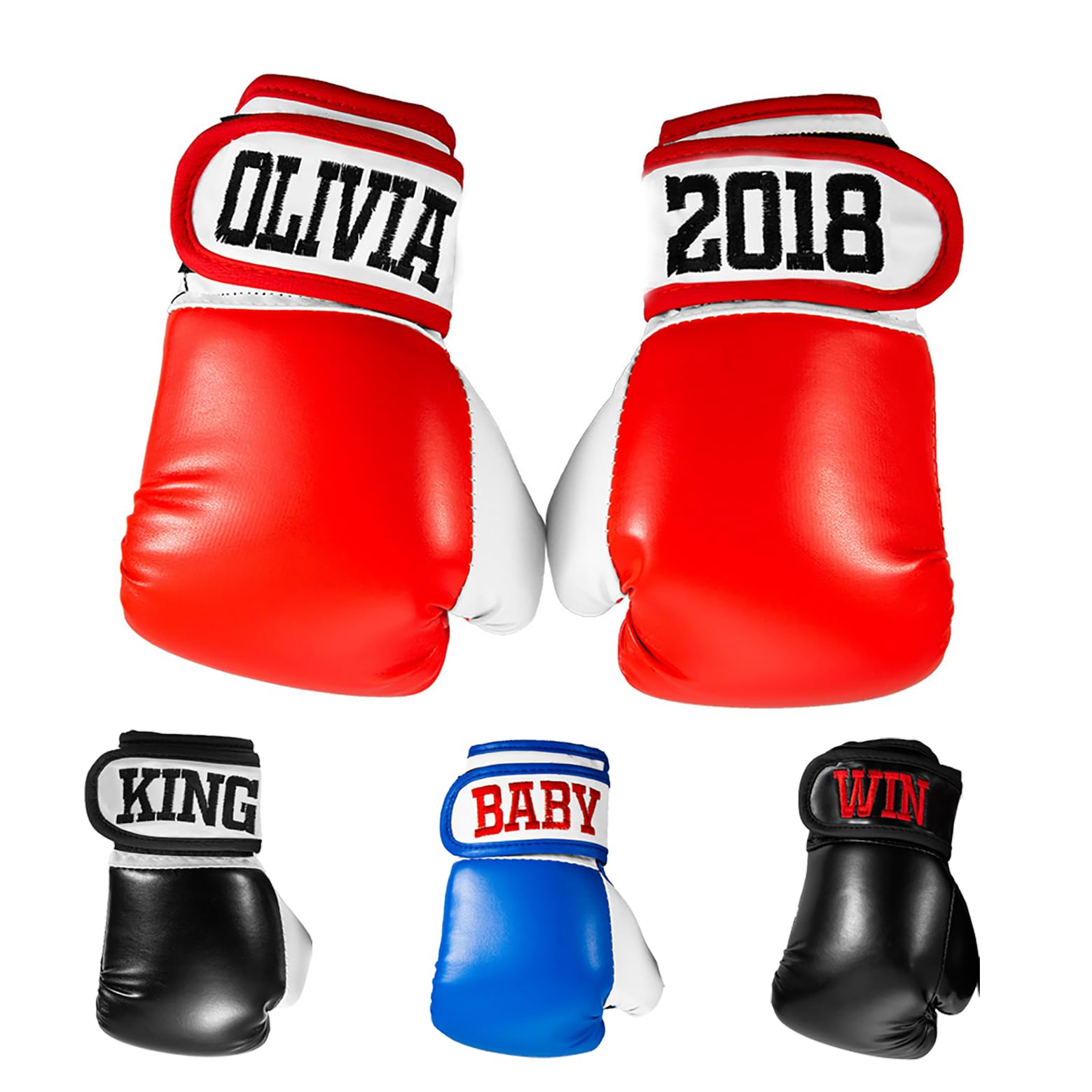 Kit De Boxe Enfant Pairs Set, PU Leather, Age 6-12 Years, 8oz