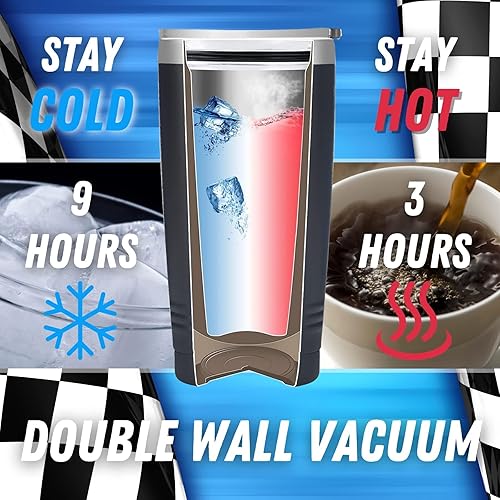 Miniatura 4 de Onebttl Taza de café de viaje de 20.0 fl oz20 onzas, para amantes de las carreras de coches, corredores, entusiastas de los coches de carreras, con