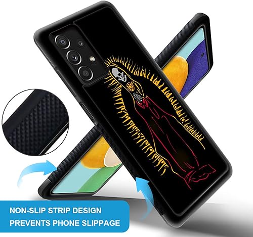 Miniatura 3 de CARLOCA Funda compatible con Samsung Galaxy A32 5G, funda Holy Death Samsung Galaxy A32 5G, diseño gráfico de moda, a prueba de golpes, protección