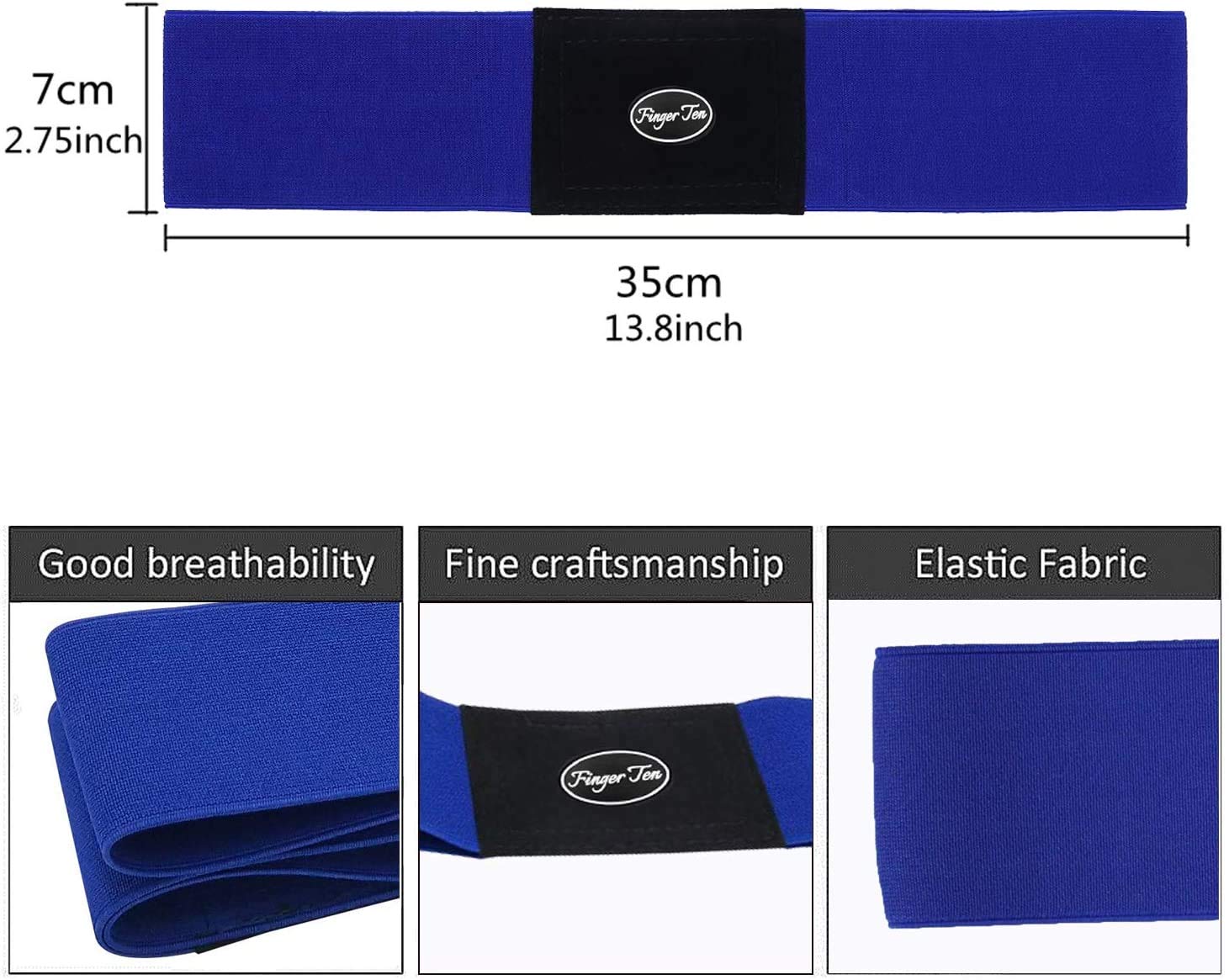 Bracelet Correcteur Swing Golf - 2 Pièces - Aide Posture Et Prise - Débutants Et Confirmés - Coton élastique - Noir - 6