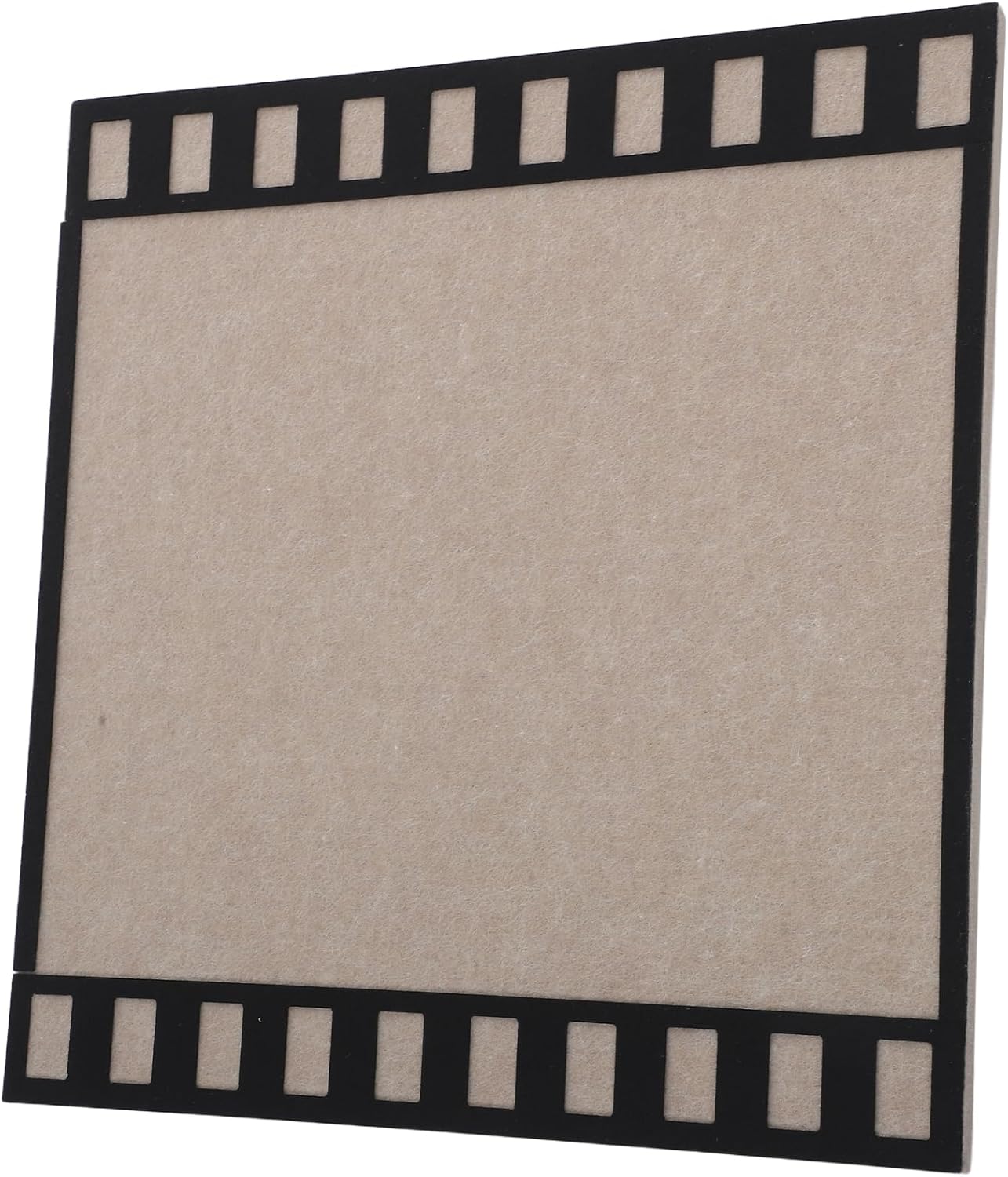 LUOZZY 2 Pcs Felt Bulletin Board with Self-Adhesive Filmstrip Mat for Home Party Decor Photo Display