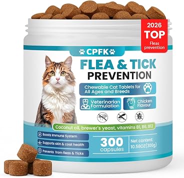 Chewable Flea Treatment for Cats Flea and Tick Prevention for Cats Chewables Fleas Chewables for Cat