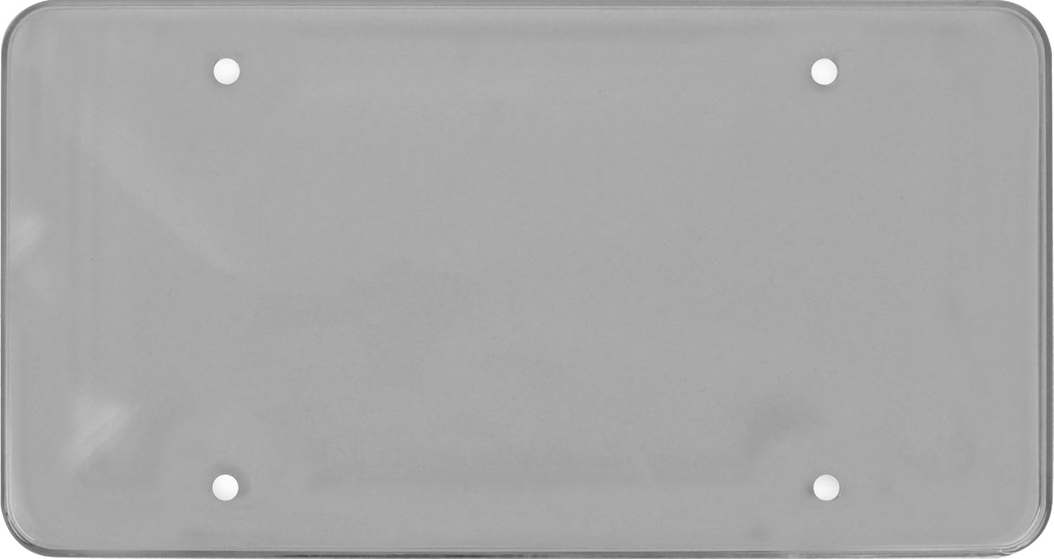 Custom Accessories 92529 Smoke Flat License Plate Cover