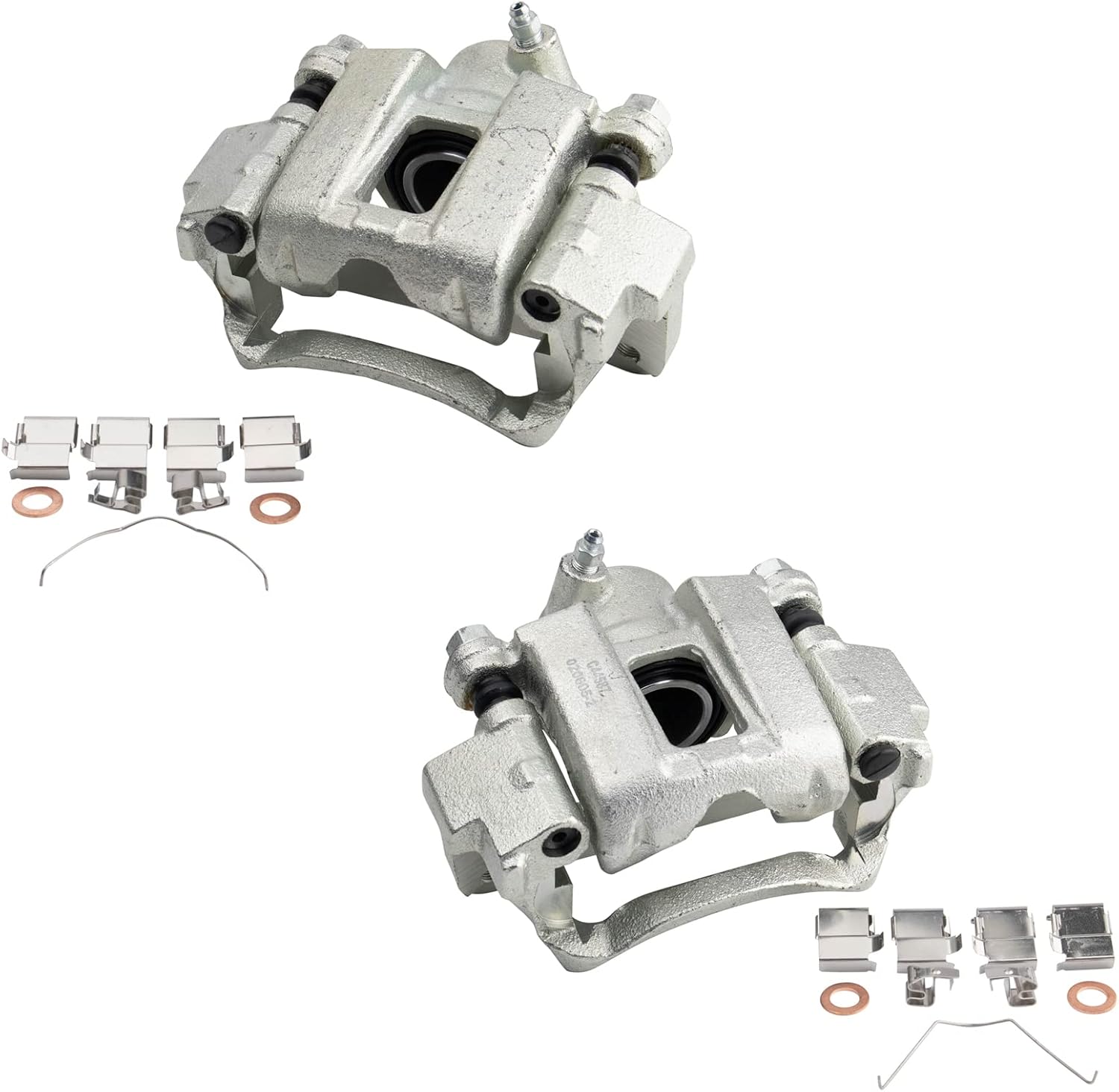trq rear brake caliper set compatible with 2010-2023 lexus gx460 2003-2009 gx470 1996-1997 lx450 2010-2022 toyota 4runner 1993-1997 land cruiser 2001-2007 sequoia cla34791