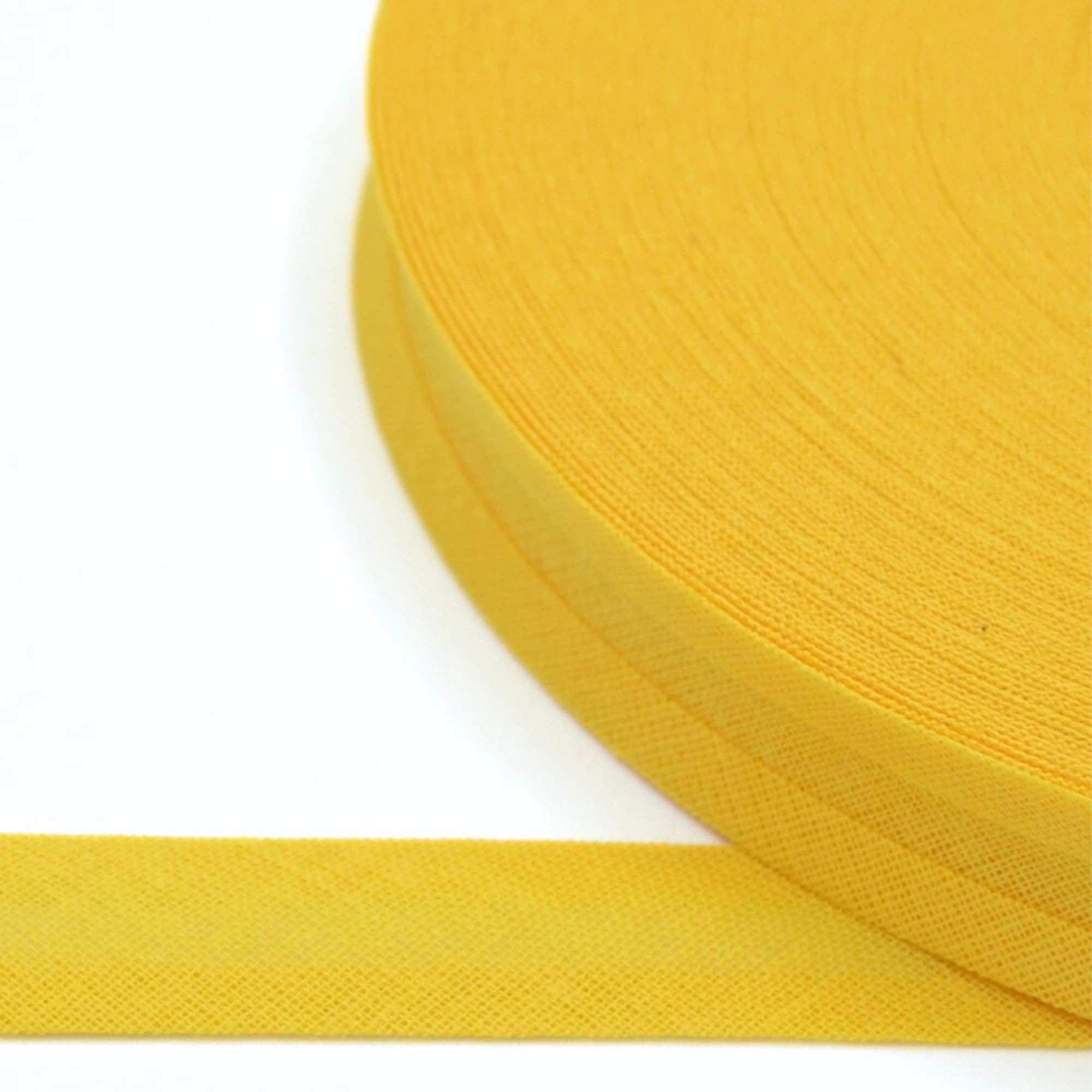 celloexpress 25mm Light Gold Cotton Bias Binding Tape for Sewing - Trim Edging Quilting Bunting Crafts (3m - 300cm)