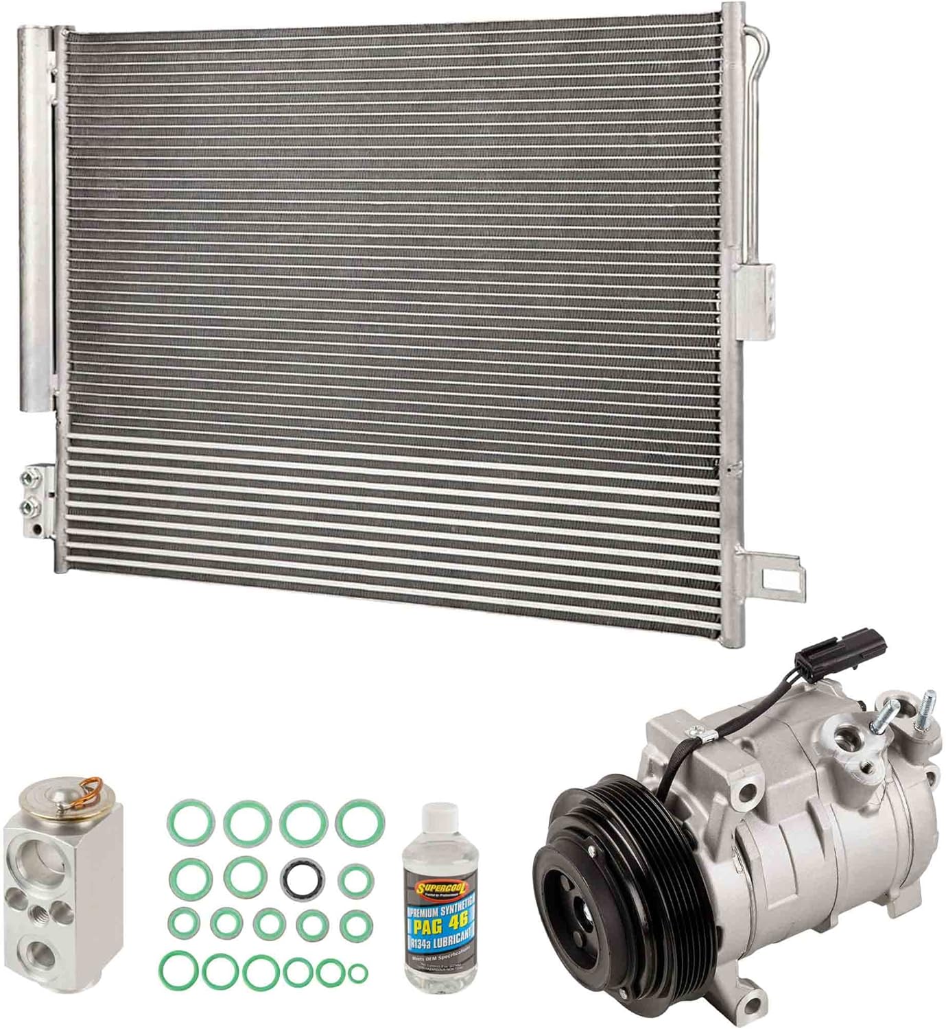 For Dodge Durango Grand Cherokee A/C Kit w/AC Compressor Condenser & Drier - BuyAutoParts 61-94077R6 New
