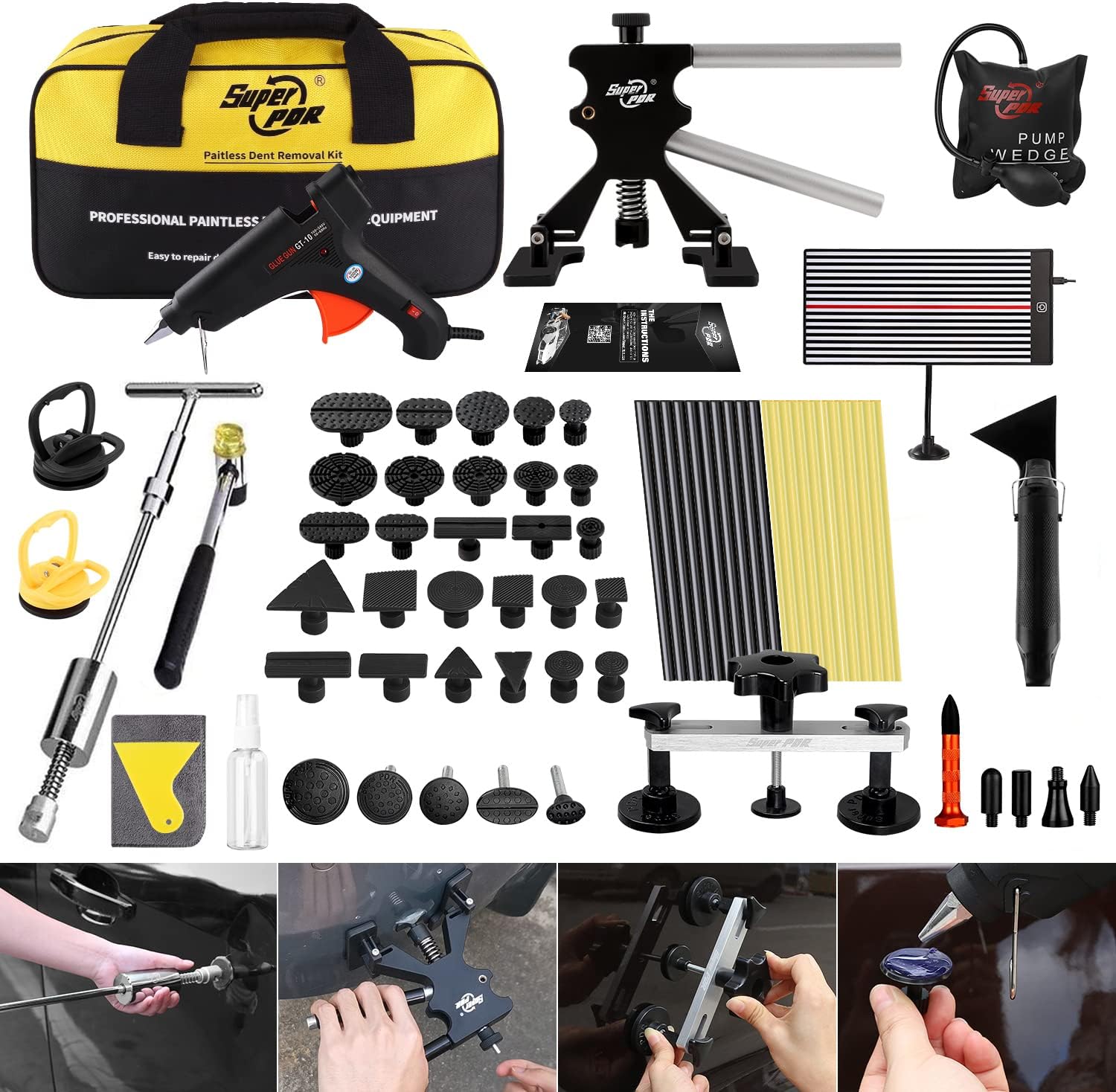 Fly5D Complete PDR Tools Paintless Dent Removal Tools Kits