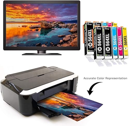 Miniatura 4 de Limeink Cartuchos de tinta compatibles de repuesto para cartuchos de tinta HP 564 paquete combinado para HP 564xl para impresoras Photosmart 564 XL