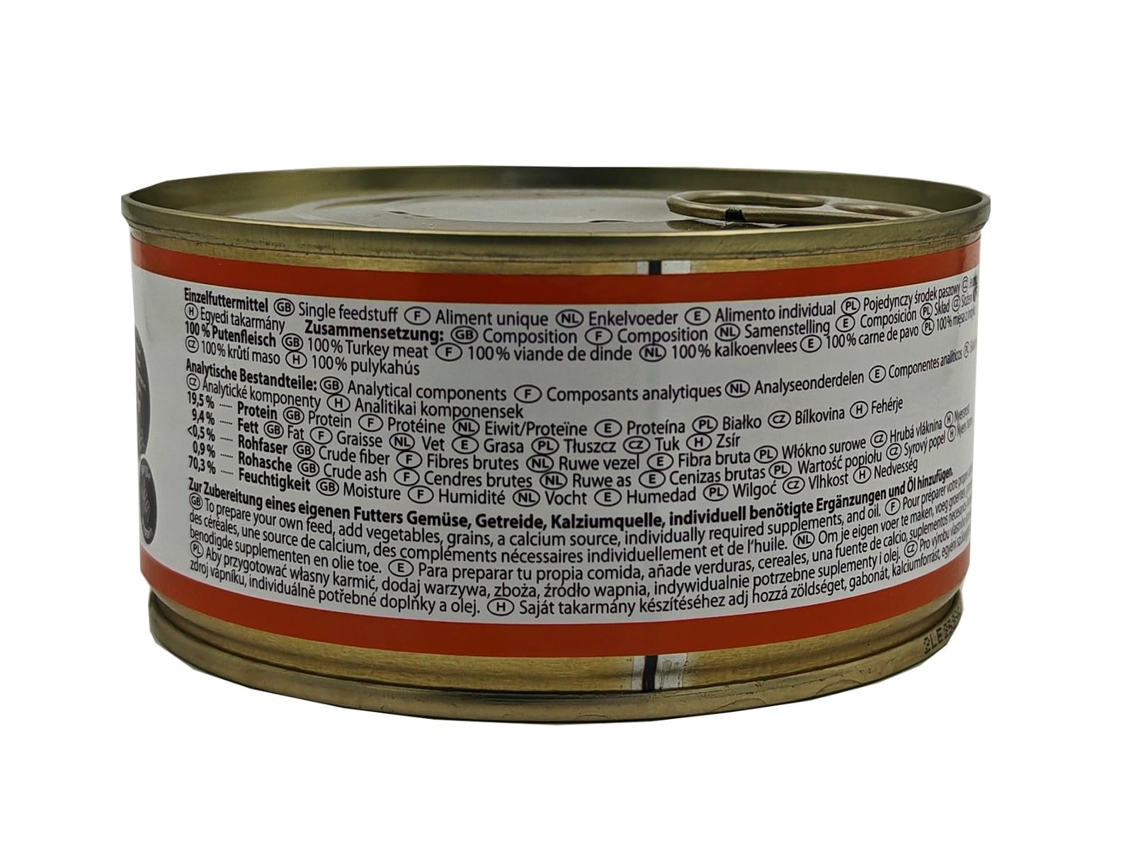 Lunderland Viande en boîte de 5 boîtes de 300 g (total 1,5 kg) - 100 % viande de dinde