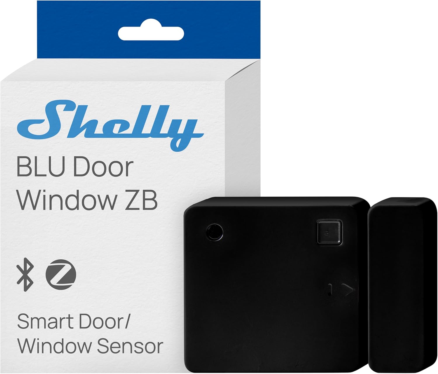 Shelly BLU Door/Window ZB Black, Zigbee & Bluetooth Operated Sensor