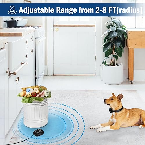 Miniatura 5 de DrTiger Valla eléctrica para perros  Valla subterránea para perros con receptores impermeables y recargables collar de entrenamiento de corrección