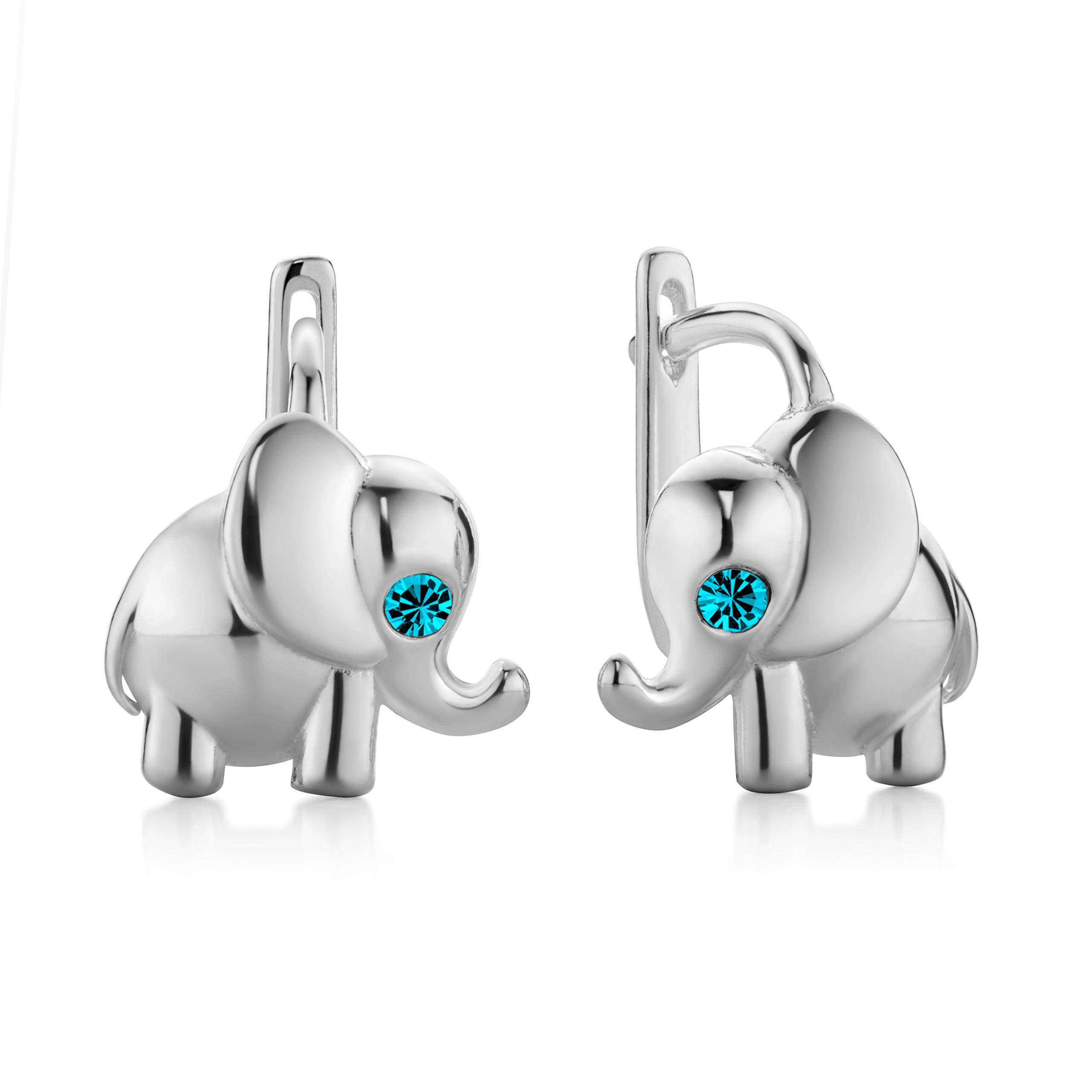 Pendientes de mariposa de plata antialérgicos para niñas activas 7