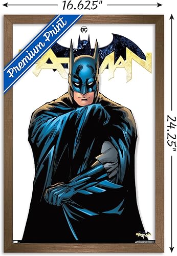 Miniatura 3 de Trends International DC Comics - Póster de pared de Batman Feature Series, 14.72 x 22.37 pulgadas, versión enmarcada en bronce Versión con marco