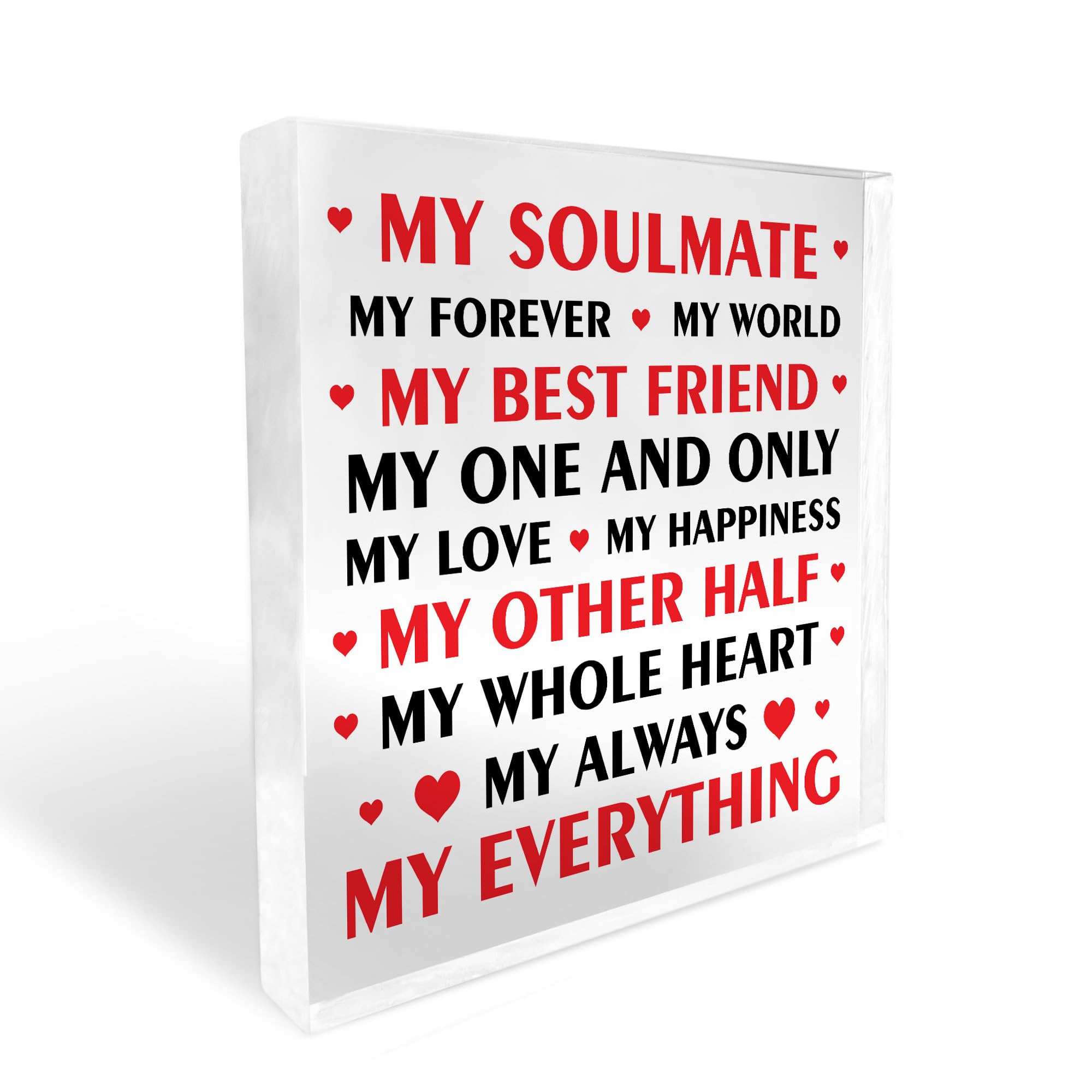Red Ocean Soulmate Gifts For Birthday Christmas Husband Wife Girlfriend Boyfriend Gift For Him Her Love Gift