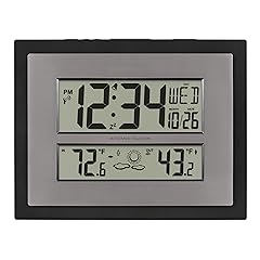 La Crosse Technology 512 85937 INT Atomic Digital Wall Clock with Temperature & Forecast in product