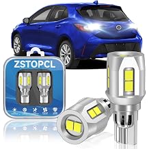 921 LED Reverse Light Bulbs Fit for Toyota Corolla 1998-2024, Upgraded 500% Brightness, Super Bright 912 T15 LED Backup Lights Replacement, 6000K Cool White, Pack of 2