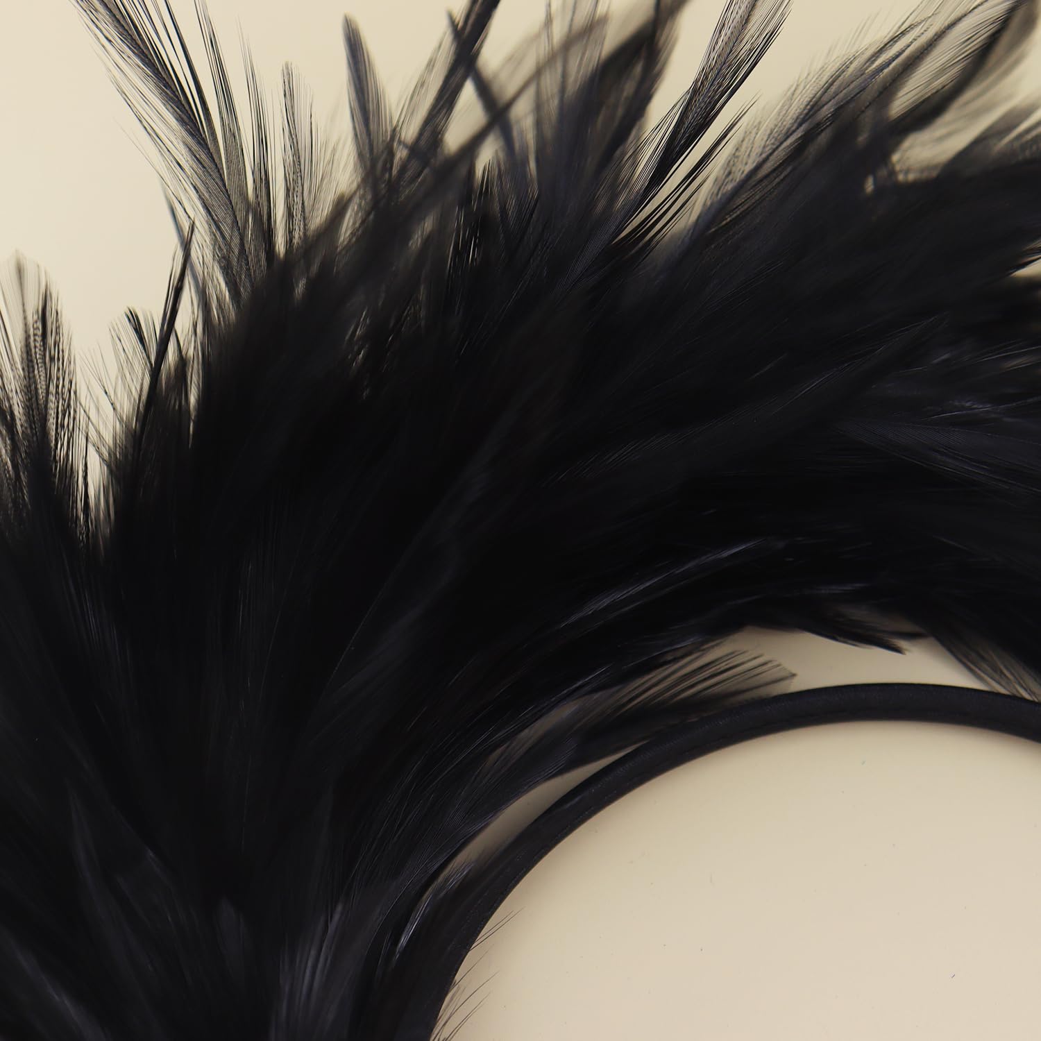 Feather Fascinator Headband for Women, 1920s Kentucky Derby Headpiece Fascinator Hats for Cocktail Wedding Tea Party - Image 3