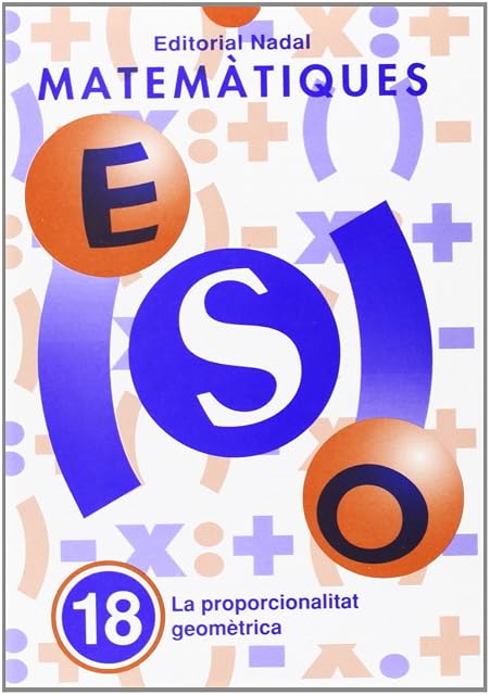 Portada de Matematiques ESO Nº 18 Proporcionalitat Geomètrica