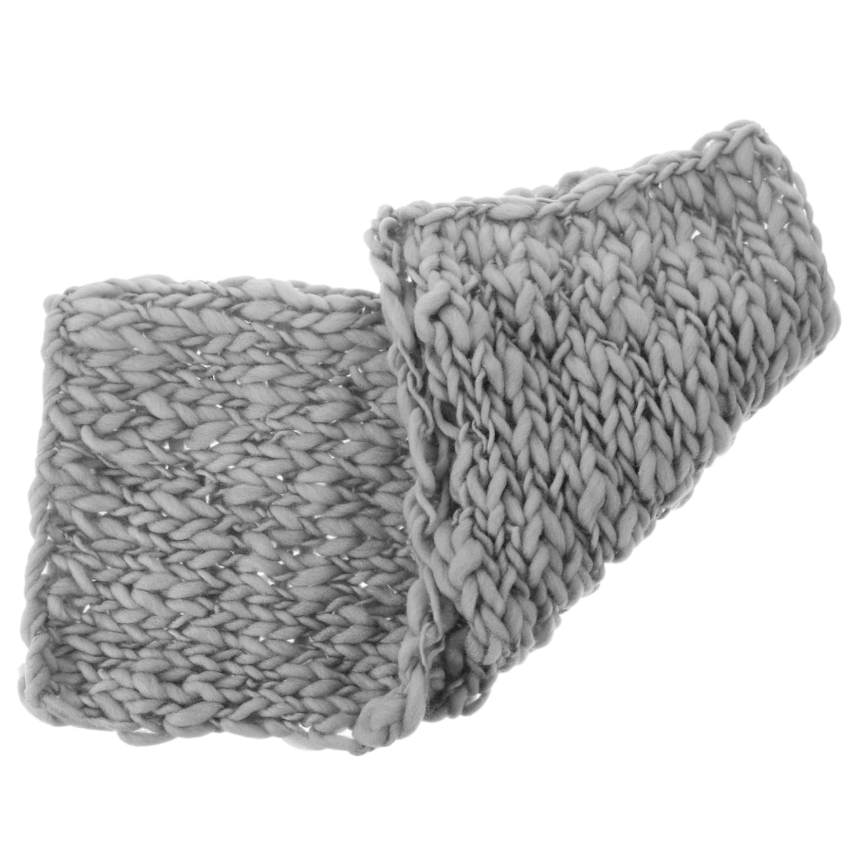 Lurrose 1Pc Monthly Milestone Blanket Hand Knitted Wool Photo Background for Newborn Photography Comfortable for Capturing Growth and