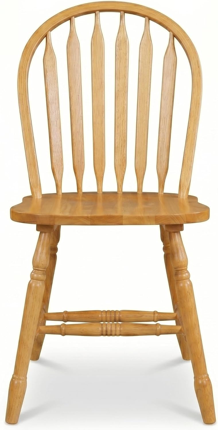 Sunset Trading Oak Selections Dining Chair, Light Finish 19.5D x 20W x 38H in