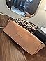 BAREFOOT CARIBOU Hair Tools Travel Bag and Heat Resistant Mat (15.5") for Flat Irons, Straighteners, Curling Iron,and Haircare Accessories, 2-in-1 design, Interior Pockets, Organizer (Checkered Peach)