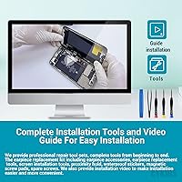 Vista 6 de Kit de reemplazo de altavoz de oído para iPhone 7 OEM con cámara frontal de 7 MP + módulo de auricular frontal con sensor de proximidad Micrófono