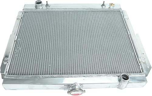 Miniatura 373 de Radiador de aluminio AA5052 de 3 filas compatible con Dodge Ram 2009-2021 1500 2500 3500 4000 V6 V8 Pickup AT/MT 3 filas,1 fila,Ventilador