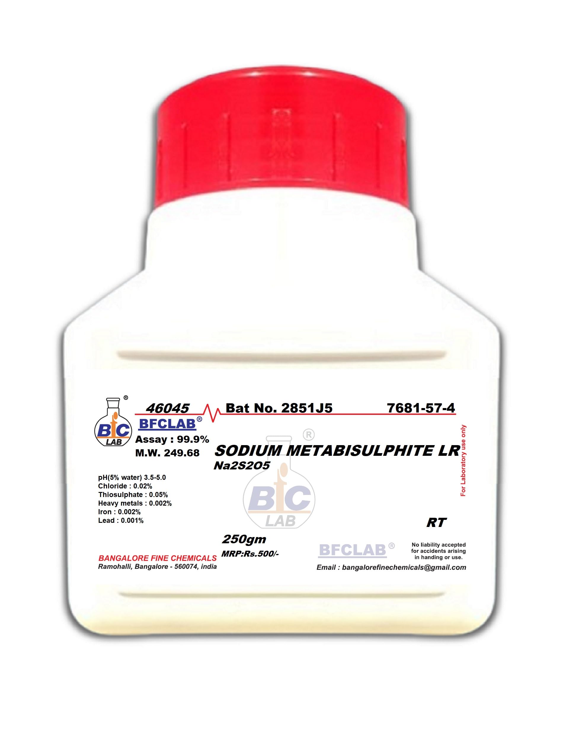 BFCLAB SODIUM METABISULPHITE LR - 250gm (SMBS)(Powder)