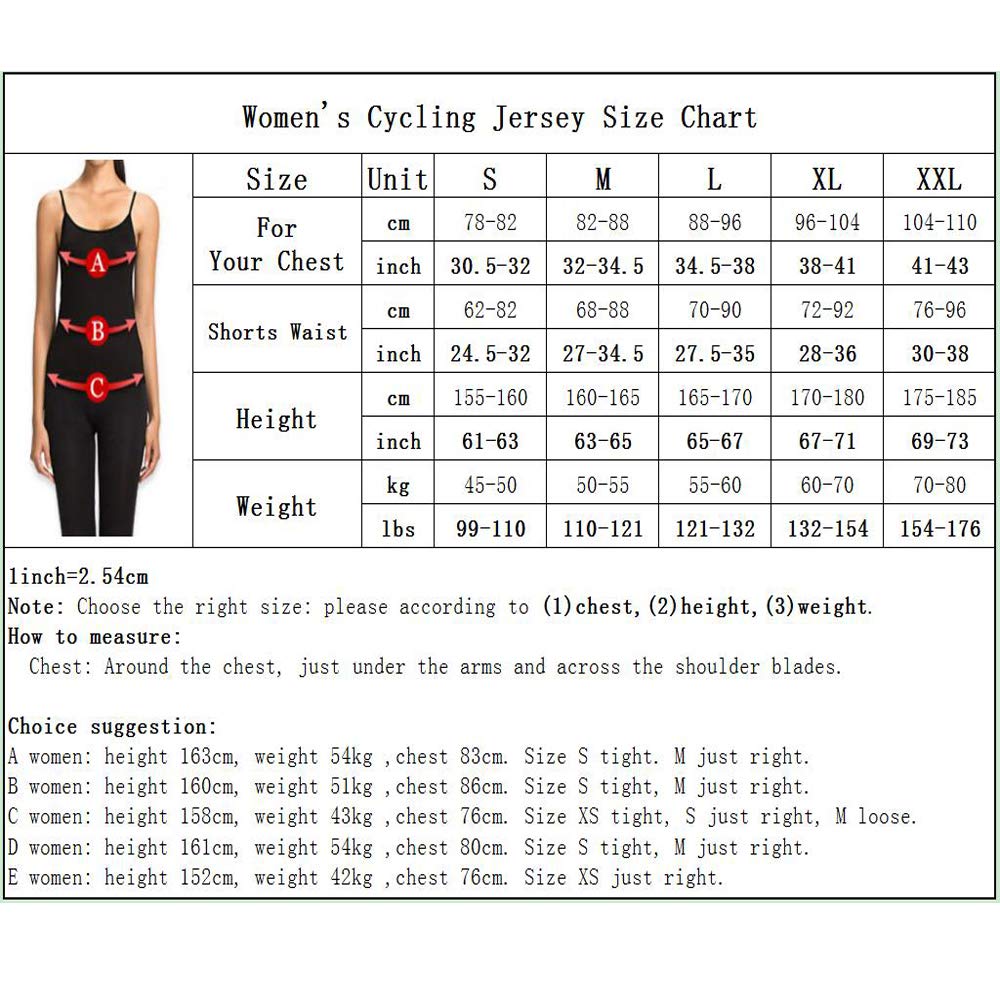 WeimoMonkey Women's Short Sleeve Cycling Jersey Quick Dry MTB Clothing Bike Top + 3D Shorts Set Multicolor S