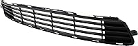 Vista 2 de Evan Fischer Rejilla de parachoques compatible con Toyota Corolla 2011-2013, frontal, negro texturizado, Base/CE/S/XRS