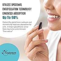 Vista 5 de Cápsulas blandas de glutatión liposomal de 2400 MG, absorción máxima, forma activa reducida de L-glutatión (GSH), con ácido hialurónico