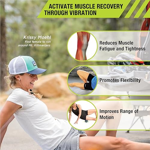 Miniatura 3 de Pro-Tec Athletics Orb Activate - Bola de masaje vibratoria, azul, 4.5 pulgadas de diámetro