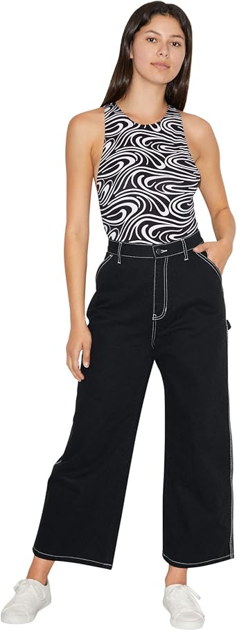 American Apparel Women's Crop Carpenter Jean
