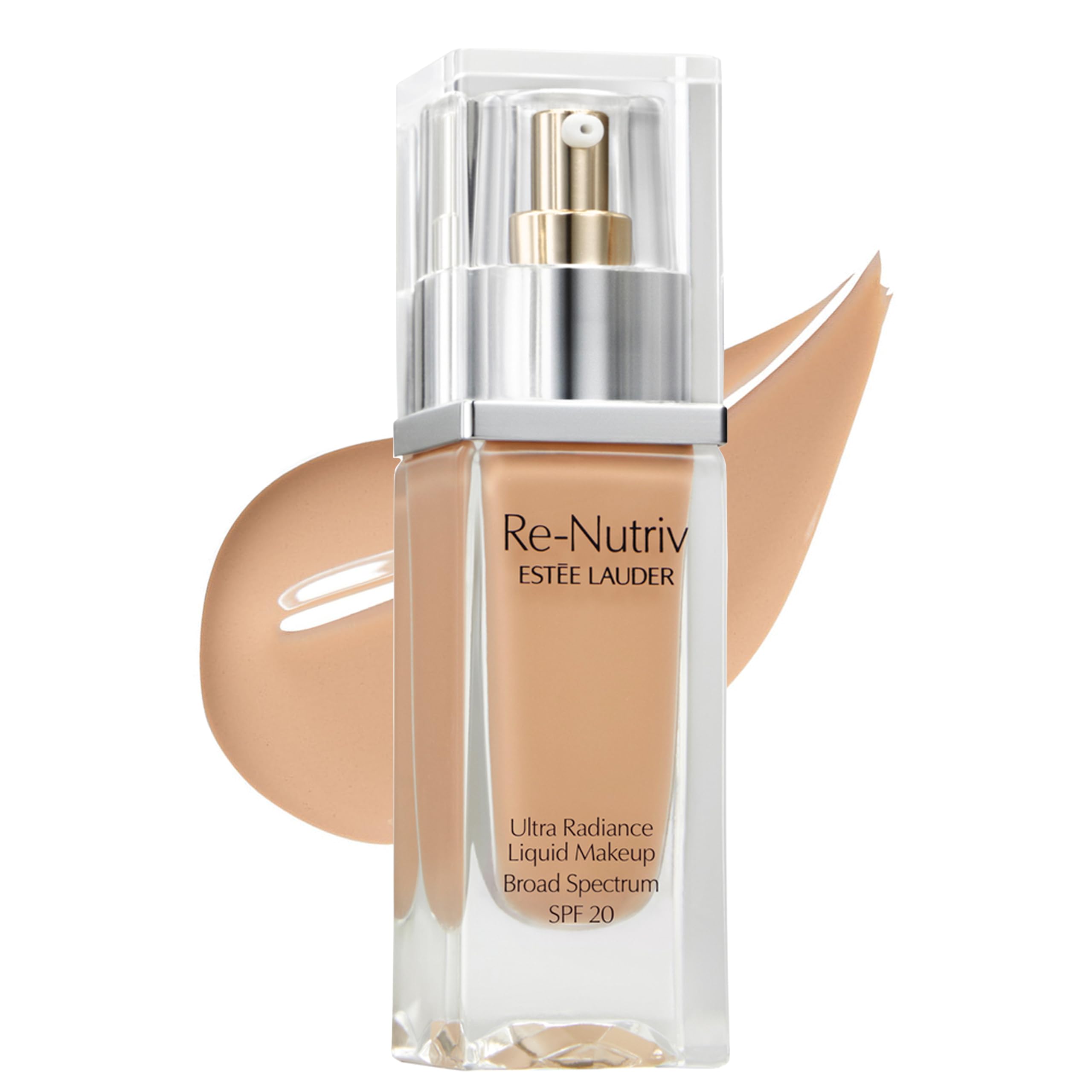 Photo 1 of Estée Lauder Re-Nutriv Ultra Radiance Liquid Foundation SPF 20 | Luxurious, Hydrating, Long-Wearing, 1 Fl Oz, 3N2 Wheat