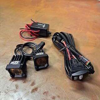 All Terrain Concepts ATC Chase Light Kit – Complete Rear Amber Safety Lighting Solution for UTVs (ATC Chase Light Kit - Cyclops Flood)