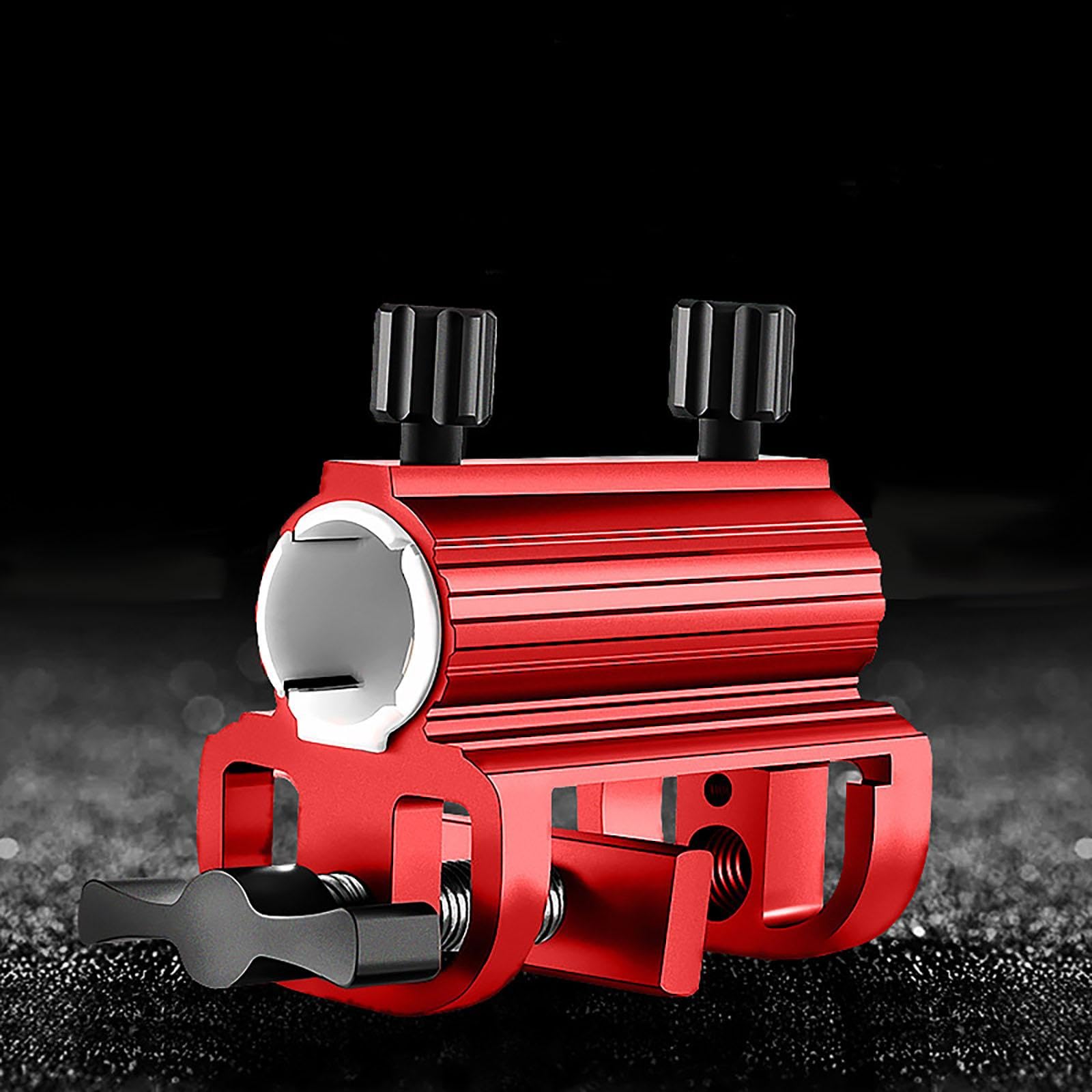 Supporto Ombrellone Parasol Porta Ombrellone Stand Alluminio Base Inserto Terra Regolabile per Pesca Picnics Eventi Sportivi Adatto per Barbecue Uso E, Rosso