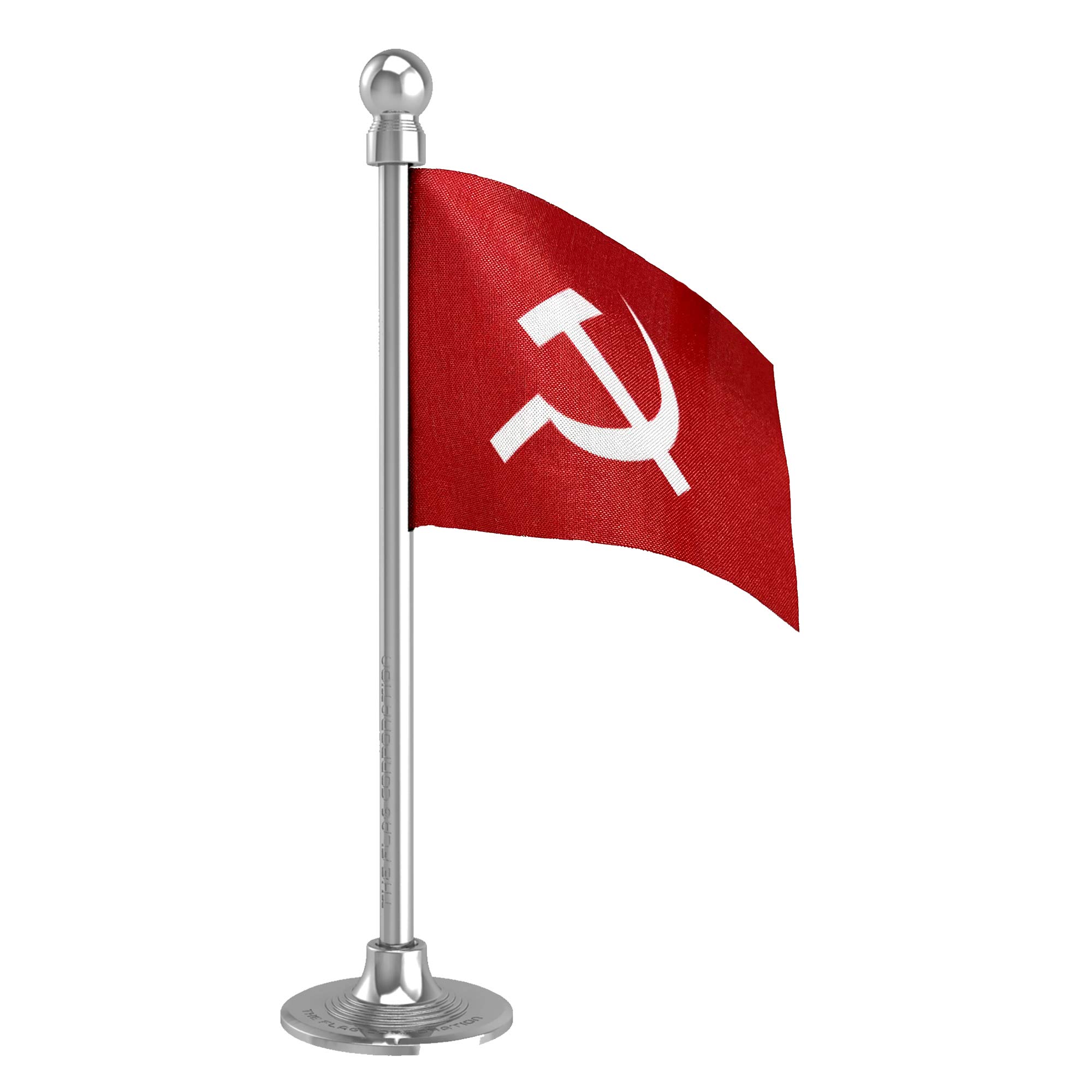 The Flag Corporation CPIM Communist Party of India Marxist Car Dashboard Flag 2" x 3" With A Plastic Liquid Chrome Base (B097CDN18K) Amazon Price History, Amazon Price Tracker