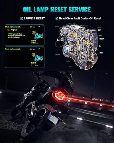 Miniatura 8 de Herramienta de escaneo de diagnóstico de motocicleta OBDPROG Moto 100 Pro todos los lectores de código del sistema y herramientas de escaneo para