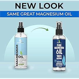 Pure Magnesium Oil Spray 12oz - Topical Magnesium Spray for Sleep Extra Strength - Less Sting - Less Itch - 100% Natural and Organic Oil - Made in USA
