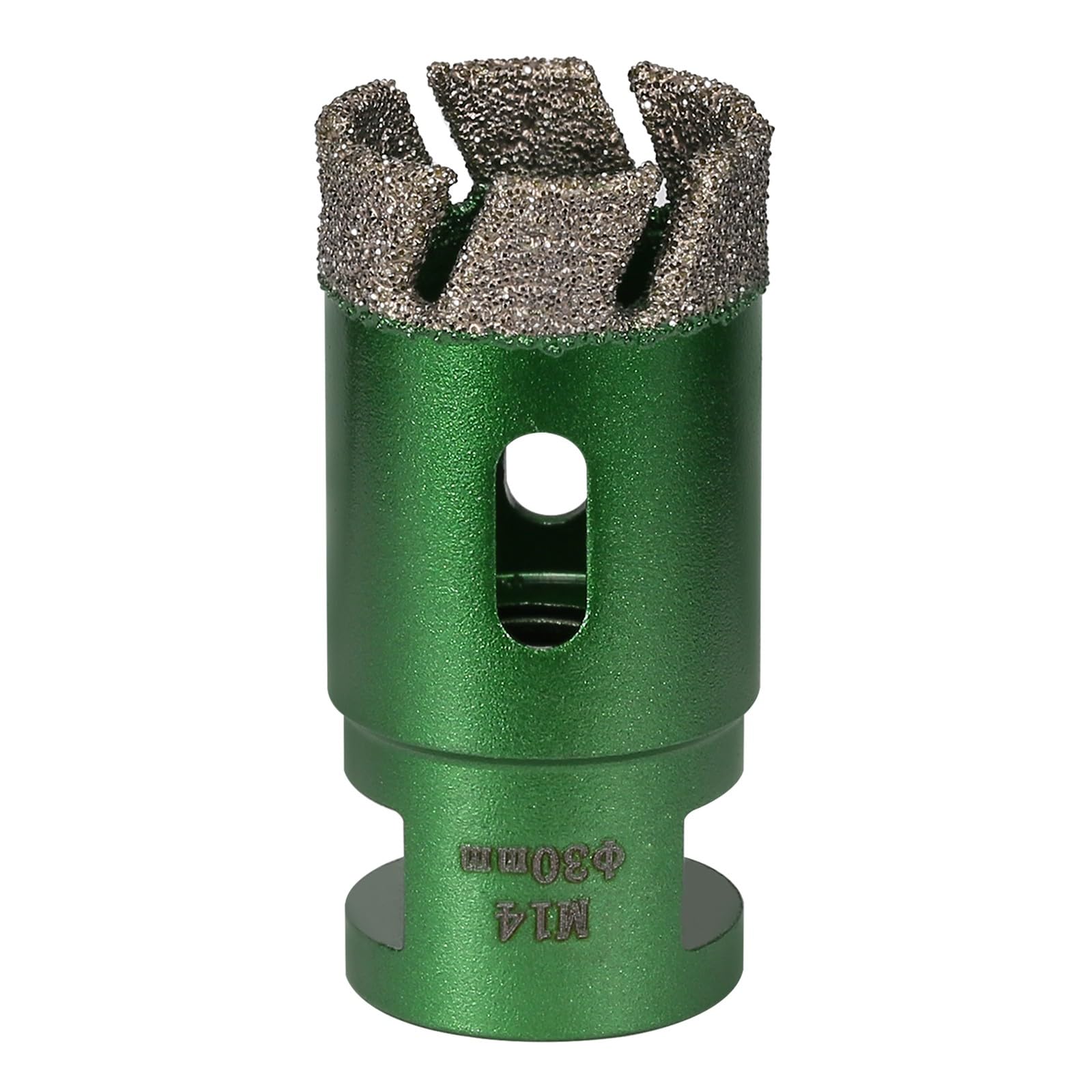 Vearter 30 mm Diamond Core Drill Bit, M14 Thread Connection Masonry Hole Saw