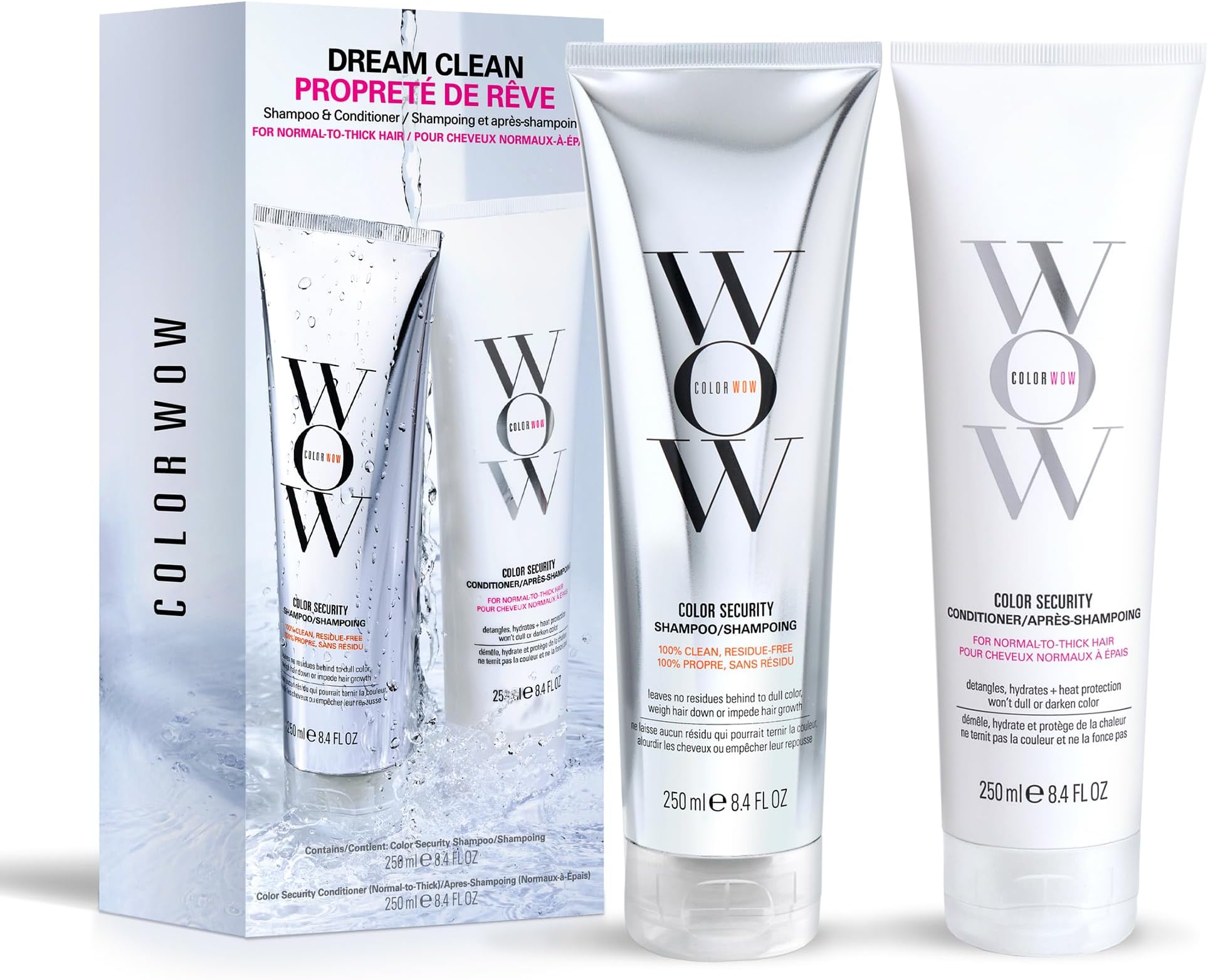 COLOR WOW Dream Clean Duo – Color Security Shampoo and Conditioner Set